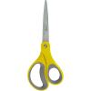 imageLIVINGO 8quot 2 Pack Scissors Titanium Coated Sharp Stainless Steel Nonstick Scissors All Purpose Comfort Grip Handles Shears for Office Home Supplies Crafting DIY Cutting Tape Adhesive General Use2 Pack 8 YellowGrey