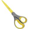 imageLIVINGO 8quot 2 Pack Scissors Titanium Coated Sharp Stainless Steel Nonstick Scissors All Purpose Comfort Grip Handles Shears for Office Home Supplies Crafting DIY Cutting Tape Adhesive General Use2 Pack 8 YellowGrey