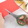 imageLIVINGO 8quot 2 Pack Scissors Titanium Coated Sharp Stainless Steel Nonstick Scissors All Purpose Comfort Grip Handles Shears for Office Home Supplies Crafting DIY Cutting Tape Adhesive General Use2 Pack 8 GreyGreen