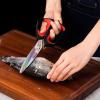 imageLIVINGO Heavy Duty Kitchen Shears  Titanium Coated Hot Forged Sharp Multipurpose Stainless Steel Utility Shears for Household Culinary Food Cutting Chicken Meat Cooking Dishwasher Safe 95 InchC  Kitchen Scissors