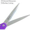 imageLIVINGO Sharp Scissors Bulk  8 Scissors Set Pack of 36 Comfort Grip Shears All Purpose Cutting Paper Fabric Sewing for Home Office Middle High School Teacher Student Classroom Crafts Supplies24 PCS