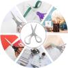 imageLIVINGO Sharp Scissors Bulk  8 Scissors Set Pack of 36 Comfort Grip Shears All Purpose Cutting Paper Fabric Sewing for Home Office Middle High School Teacher Student Classroom Crafts Supplies3 PCSTG6