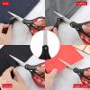 imageLIVINGO Sharp Scissors Bulk  8 Scissors Set Pack of 36 Comfort Grip Shears All Purpose Cutting Paper Fabric Sewing for Home Office Middle High School Teacher Student Classroom Crafts Supplies3 PCSTG3