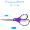imageLIVINGO Sharp Scissors Bulk  8 Scissors Set Pack of 36 Comfort Grip Shears All Purpose Cutting Paper Fabric Sewing for Home Office Middle High School Teacher Student Classroom Crafts Supplies36 PCS