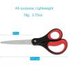 imageLIVINGO Sharp Scissors Bulk  8 Scissors Set Pack of 36 Comfort Grip Shears All Purpose Cutting Paper Fabric Sewing for Home Office Middle High School Teacher Student Classroom Crafts Supplies3 PCSTG3
