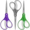imageLIVINGO Sharp Scissors Bulk  8 Scissors Set Pack of 36 Comfort Grip Shears All Purpose Cutting Paper Fabric Sewing for Home Office Middle High School Teacher Student Classroom Crafts Supplies36 PCS