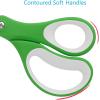 imageLIVINGO Sharp Scissors Bulk  8 Scissors Set Pack of 36 Comfort Grip Shears All Purpose Cutting Paper Fabric Sewing for Home Office Middle High School Teacher Student Classroom Crafts Supplies24 PCS