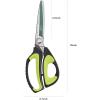 imageLIVINGO 10quot Multipurpose Heavy Duty Scissors Premium Titanium Coating Forged Stainless Steel Tool Industrial Shop Shears for Household Pruning Gardening Fabric RedBlackGreen