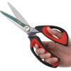 imageLIVINGO 10quot Multipurpose Heavy Duty Scissors Premium Titanium Coating Forged Stainless Steel Tool Industrial Shop Shears for Household Pruning Gardening Fabric RedBlackRed
