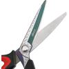 imageLIVINGO 10quot Multipurpose Heavy Duty Scissors Premium Titanium Coating Forged Stainless Steel Tool Industrial Shop Shears for Household Pruning Gardening Fabric RedBlackRed