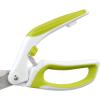 imageLIVINGO 10quot Spring Action Fabric Scissors Professional Sewing Scissors for Tailor Dressmaker Spring Loaded Heavy Duty Fabric Shears for Crafting with Comfort Handle All purposeGreenWhiteGreenWhite