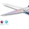 imageLIVINGO 2 Pack Premium Tailor Scissors Heavy Duty MultiPurpose Titanium Coating Forged Stainless Steel Sewing Fabric Leather Dressmaking Comfort Grip Shears Professional Crafting 85 ampamp 95INCHBlue  Yellow
