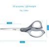 imageLIVINGO 3 Pack Sharp Scissors 85 inch Comfort Grip Scissors All Purpose for Office Stainless Steel Shears for Home Heavy Duty Cutting Fabric Sewing Paper School Crafting DIYGray