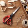 imageLIVINGO 3 Pack Sharp Scissors 85 inch Comfort Grip Scissors All Purpose for Office Stainless Steel Shears for Home Heavy Duty Cutting Fabric Sewing Paper School Crafting DIYRed