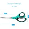 imageLIVINGO 3 Pack Sharp Scissors 85 inch Comfort Grip Scissors All Purpose for Office Stainless Steel Shears for Home Heavy Duty Cutting Fabric Sewing Paper School Crafting DIYBlue