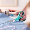 imageLIVINGO 3 Pack Sharp Scissors 85 inch Comfort Grip Scissors All Purpose for Office Stainless Steel Shears for Home Heavy Duty Cutting Fabric Sewing Paper School Crafting DIYBlueRedGrey