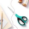 imageLIVINGO 3 Pack Sharp Scissors 85 inch Comfort Grip Scissors All Purpose for Office Stainless Steel Shears for Home Heavy Duty Cutting Fabric Sewing Paper School Crafting DIYBlue