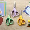 imageLIVINGO 6 Kids Scissors for School  Pointed Tip Student Scissors for Children Comfortable Grip Craft Cutting Paper Ages 811
