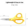 imageLIVINGO 6 Kids Scissors for School  Pointed Tip Student Scissors for Children Comfortable Grip Craft Cutting Paper Ages 811