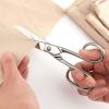imageLIVINGO 6 Professional Forged Fabric Scissors Precision Tailor Small Scissors Heavy Duty Sharp Stainless steel Sewing Shears for Crafting Supplies
