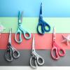 imageLIVINGO 8 Inches Scissors for Office  Sharp Heavy Duty Shears All Purpose for Sewing Crafting Cutting Fabric Paper Stainless Steel Blade Smooth Handle Marble White ColorGreen
