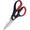 imageLIVINGO 8quot Kitchen Scissors All Purpose  2 Pack Heavy Duty Kitchen Meat Shears Stainless Steel Multifunction Food Scissors for Cooking Cutting Chicken Turkey Bones Poultry Fish and Vegetables