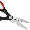 imageLIVINGO 8quot Kitchen Scissors All Purpose  2 Pack Heavy Duty Kitchen Meat Shears Stainless Steel Multifunction Food Scissors for Cooking Cutting Chicken Turkey Bones Poultry Fish and Vegetables
