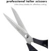 imageLIVINGO 95 Fabric Shears Black Handle Stainless Steel Heavy Duty Sharp Bent Sewing Shears for Sewing Quilting Crafting Cutting Cloth Leather Paper95