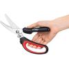 imageLIVINGO All Purpose Scissors Set  4 Pack Sharp Multipurpose Heavy Duty Shears for Kitchen Cooking Sewing Fabric Cutting Poultry Food Paper Craft Office Household School Multi Pack Utility Shears