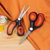 imageLIVINGO All Purpose Scissors Set  4 Pack Sharp Multipurpose Heavy Duty Shears for Kitchen Cooking Sewing Fabric Cutting Poultry Food Paper Craft Office Household School Multi Pack Utility Shears