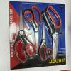 imageLIVINGO All Purpose Scissors Set  4 Pack Sharp Multipurpose Heavy Duty Shears for Kitchen Cooking Sewing Fabric Cutting Poultry Food Paper Craft Office Household School Multi Pack Utility Shears