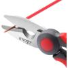 imageLIVINGO Electrician Scissors 6 Inch Sharp Heavy Duty Wire Shears  Stainless Steel Serrated Notch Blade with Belt Clip Stripper Fiber Optic Crimping Aluminium Copper Soft Cable Line