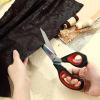 imageLIVINGO Fabric Scissors Heavy Duty  95 Inches Professional Titanium Coated Forged Stainless Steel Sharp Bent Shears for Sewing Crafting Cutting Cloth Felt Leather Paper