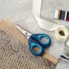 imageLIVINGO Fabric Sewing Scissors Set All Purpose  Heavy Duty Tailor Shears with Small Embroidery Thread Snips Sewing Kit for Home Crafting Cutting 95quot ampamp 5quot ampamp 45quot Blue Comfortable Handles
