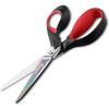imageLIVINGO Industrial Scissors Heavy Duty 9quot Professional Multipurpose Shears Sharp Stainless Steel  Forged Titanium Coated Scissors for Fabric Sewing Carpet Craft Workshop Outdoor Home OfficeRed