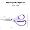 imageLIVINGO Kids Scissors for Ages 811  3 Pack 6 Pointed Tip Stainless Steel School Scissors for Children Teacher Classroom Crafting