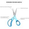 imageLIVINGO Kids Scissors for Ages 811  3 Pack 6 Pointed Tip Stainless Steel School Scissors for Children Teacher Classroom Crafting