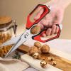 imageLIVINGO Kitchen Scissors 2 Pack 925quot Utility All Purpose Poultry Shears Heavy Duty Dishwasher Safe Come Apart Sharp Stainless Steel Cooking Food Scissors for Cutting Meat Chicken Vegetable FishE  Kitchen Shears