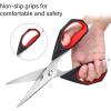 imageLIVINGO Kitchen Scissors 2 Pack 925quot Utility All Purpose Poultry Shears Heavy Duty Dishwasher Safe Come Apart Sharp Stainless Steel Cooking Food Scissors for Cutting Meat Chicken Vegetable FishA  Kitchen Scissors