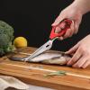 imageLIVINGO Kitchen Scissors 2 Pack 925quot Utility All Purpose Poultry Shears Heavy Duty Dishwasher Safe Come Apart Sharp Stainless Steel Cooking Food Scissors for Cutting Meat Chicken Vegetable FishE  Kitchen Shears