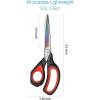 imageLIVINGO Left Handed Fabric Scissors  95 inch Sharp Titanium Coated Stainless Steel Sewing Shears for Crafting Office Dressmaking Cutting Clothes Leather Paper