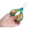 imageLIVINGO Left Handed Kids Scissors Blunt Tip Safety Lefty Toddler Child Scissors for School Craft Cutting Paper  3 Pack 5 inches Comfort Grip Green Rose Pink BlueBlue  Green Rose Pink