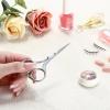 imageLIVINGO Nail Scissors  Precision Grooming Sharp Blade Pointed Tip Manicure Cuticle Trimming Fingernails Toenails Stainless Steel