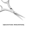 imageLIVINGO Nail Scissors  Precision Grooming Sharp Blade Pointed Tip Manicure Cuticle Trimming Fingernails Toenails Stainless Steel