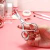 imageLIVINGO Nose Hair Scissors  Precision Stainless Steel Trimming Scissors with Rounded Tips Safe and Easy Grooming for Nose Ear and Facial Hair
