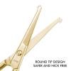 imageLIVINGO Premium Curved and Rounded Nose Hair Scissors for Men 2 PC Set Nail Cuticle Manicure Scissors Shears Kit for BeardMustache Ear Facial Hair Eyebrows Eyelashes for WomenG  Nose Straight Scissors