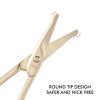 imageLIVINGO Premium Curved and Rounded Nose Hair Scissors for Men 2 PC Set Nail Cuticle Manicure Scissors Shears Kit for BeardMustache Ear Facial Hair Eyebrows Eyelashes for WomenG  Nose Curved Scissors