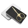 imageLIVINGO Premium Curved and Rounded Nose Hair Scissors for Men 2 PC Set Nail Cuticle Manicure Scissors Shears Kit for BeardMustache Ear Facial Hair Eyebrows Eyelashes for WomenG  Nose Curved Scissors
