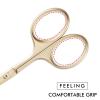 imageLIVINGO Premium Curved and Rounded Nose Hair Scissors for Men 2 PC Set Nail Cuticle Manicure Scissors Shears Kit for BeardMustache Ear Facial Hair Eyebrows Eyelashes for WomenG  Nose Curved Scissors