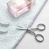 imageLIVINGO Premium Curved and Rounded Nose Hair Scissors for Men 2 PC Set Nail Cuticle Manicure Scissors Shears Kit for BeardMustache Ear Facial Hair Eyebrows Eyelashes for WomenS  Nose Straight Scissors